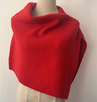 Écharpe carrée courte en satin respirant pour femme, idéale pour l'hiver, style mode superposé, vente en gros