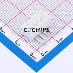 AXH-4AW-11 Wire-to-Board Pin Header Bent Lead Through Hole,P=2.54mm Connector 1x4P 2.5mm Right Angle Insert XH - Product Image 1
