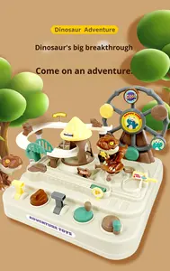 Pista de Carreras de Dinosaurios Becho para Niños Pequeños, Juego de Aventuras Montessori con Dinosaurios, Juguetes de Carreras para Niños y Niñas de 3 a 6 Años - Product Image 4