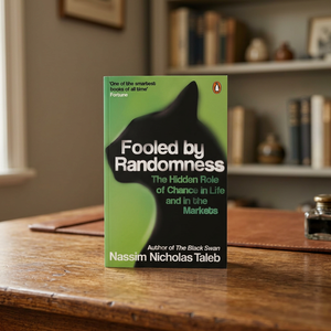 Fooled By Randomness de Nassim Nicholas Taleb, livre en anglais, édition Peperback, livre sur la gestion des risques et la prise de décision financière - Product Image 1