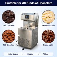 Petite machine à tempérer le chocolat, mini-melangeur de chocolat, machine à faire fondre le chocolat en acier inoxydable 304, à poser sur comptoir, en vente