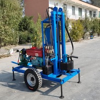 Machine de forage de puits d'eau hydraulique pour forage de puits profonds de 100m, 130m, 150m, pour le forage d'eau souterraine