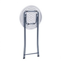 Table de bar ronde pliable et portable, légère, haute, pour balcon, événement, banquet, pique-nique, stand de marché