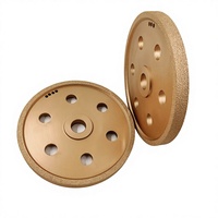 Meules diamantées brasées sous vide personnalisées, outils de meulage diamantés, meules de polissage pour fonte ductile et fonte grise