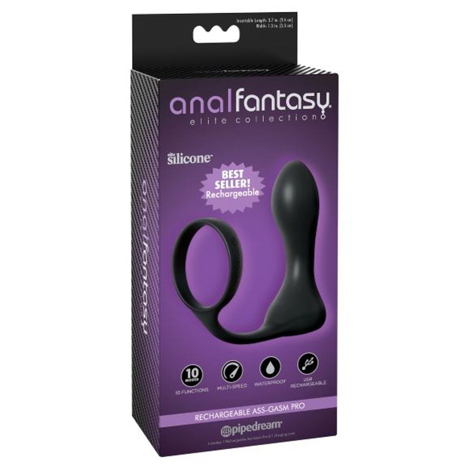 TD Anal Fantasy Elite Ass Gasm Rechargeable Penis Ring