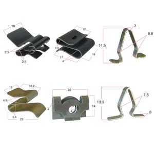 高品质定制钢u型弹簧紧固件夹螺母金属夹直接从工厂生产，用于汽车零件
