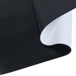Pellicola di proiezione in PVC rivestita di supporto nera resistente all'acqua 1.1 da 0.25mm tessuto di proiezione frontale bianco per linguetta tensionato - Product Image 3