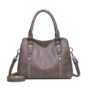 Bolsos de Mensajera para Mujer, de Color Sólido, Gran Capacidad, Bolsos de Mano de Cuero PU, Bolso Tipo Bandolera - Product Image 1