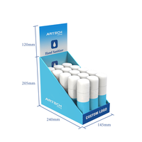 Boîtes de présentation de compteur de carton de papier imprimées par coutume pliables et recyclables pour le paquet solide de boisson