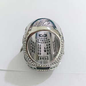 Vendita calda 2025 anello da campionato di aquile filata MVP anello da calcio in lega da uomo - Product Image 5