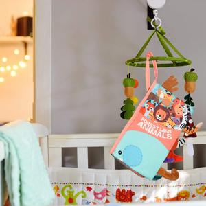 Éducation précoce bébé livres jouets sécurité tissu queues d'<span class=keywords><strong>animaux</strong></span> reliure sensorielle doux bébé tissu <span class=keywords><strong>livre</strong></span> - Product Image 4
