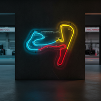 Enseigne néon LED personnalisée Circuit Gilles Villeneuve pour mariage et décoration publicitaire – En stock