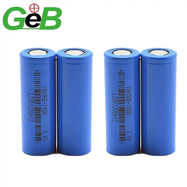 GEB Hot Sell 18650 Sodium Ion 3.1V 1500mAh Cylindrical Battery 1300mAh 3000mAh Na-ion Cells for 12V Car Audio Starting Battery