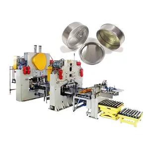 OEM ODM Automatic Metal Food Tin Two Piece spray tin can making machine line production