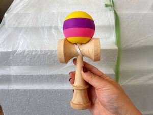 Vintage Style Wooden Skill Game Traditional Balance Toy for Hobby Players and Collectors - Product Image 3