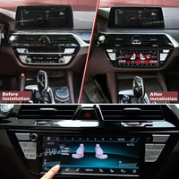 Panneau de climatisation pour BMW Série 5 Série 6 GT X3 X3M X4 X4M M5 2018-2022 Panneau de climatisation LCD tactile Écran de commande de la climatisation