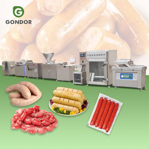 Ligne de production complète de saucisses de poulet avec ensacheuse industrielle pour saucisses en plastique - Product Image 1