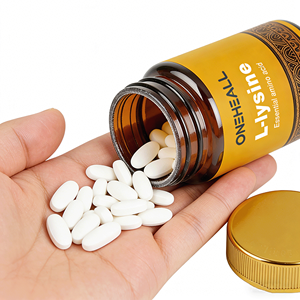 L Tabletas de lisina 1000mg por porción Suplementos nutricionales Mejora la inmunidad <span class=keywords><strong>Amino</strong></span>ácido L Tabletas de lisina - Product Image 4