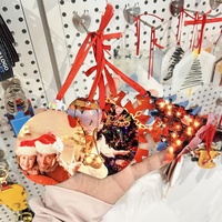 Weihnachts-Sublimationsrohlinge aus Metall, doppelseitige Weihnachtsornamente aus Aluminium