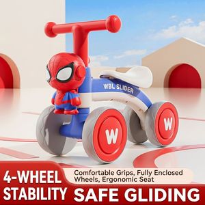 Bicicleta de Equilibrio de 4 Ruedas para Bebés con Música y Luces LED, Juguete Montable para Niños de 1 a 3 Años, Niños y Niñas, Gran Venta 2026 - Product Image 1