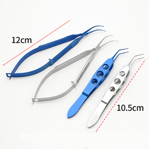 Instrumentos Microquirúrgicos Oftálmicos, Pinzas <span class=keywords><strong>de</strong></span> Pico <span class=keywords><strong>de</strong></span> Pato, Pinzas para Implante <span class=keywords><strong>de</strong></span> Lentes Intraoculares, Pinzas Quirúrgicas para Cirugía <span class=keywords><strong>de</strong></span> <span class=keywords><strong>Cataratas</strong></span> - Product Image 1