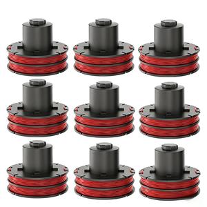 Pièces de rechange pour tondeuse à gazon, lot de 9 bobines de fil de coupe 112966 RS0009 1.65mm/27ft pour Al-KO GTE 350 GTE450 GTE550 - Product Image 1