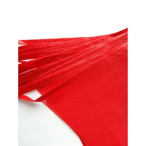 Banderas Triangulares Rojas Brillantes de Poliéster Duradero para Ceremonias, Venta al Por Mayor Directa de Fábrica - Product Image 4