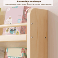Estantería de Pared de Madera Moderna para Niños y Revistero, Muebles para Oficina en Casa Aptos para Niños Pequeños