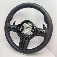 Volant sport M avec insert noir piano pour BMW F10 F20 F30 M3 F80 M4 F82 M2 F87 M5 F90 X3 F25 X5 E70 E71 E90 E92