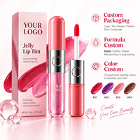 RTS Rouge à lèvres et brillant à lèvres double embout 5+5ml 2-en-1 Velours Mat Scintillant 4 Teintes Faible MOQ 2 pièces Vente en gros Logo personnalisé