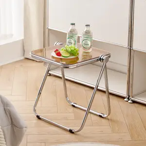 <span class=keywords><strong>Tavolini</strong></span> da caffè pieghevole nordico fine divano rovere moderno soggiorno mobili di lusso <span class=keywords><strong>in</strong></span> acrilico pieghevole letto caffè <span class=keywords><strong>tavolini</strong></span> laterali - Product Image 1