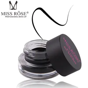 Miss Rose Maquiagem Cosmetic gel eyeliner impermeável Longa Duração Duas Cores Opção Delineador Creme Gel com Escova