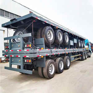 Remolques de Plataforma de 20 pies, 40 pies, 50 pies, 53 pies, 40 Pies, 2, 3, 4, 5 Ejes, Remolques de Plataforma para Camiones - Product Image 5
