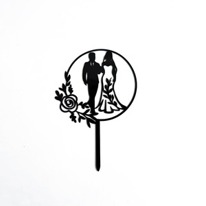 Mr Mrs Cake Topper Novia y novio Signo para bodas Compromiso Cake Topper Decoraciones - Product Image 5