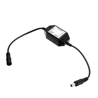 Gradateur LED 12V 2A 24W avec bouton, interrupteur de gradation en ligne marche/arrêt pour bande lumineuse LED monochrome