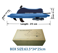 Jouets gonflables motorisés électriques adultes de bateau de flotteur de piscine de jet ski de l'eau avec la longue endurance