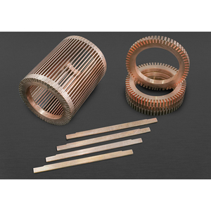 <b>Copper</b> Rotor Cage Assemblies with Short Circuit Rings and Rotor Bars High Conductivity Precision Engineered Components - Product Image 3
