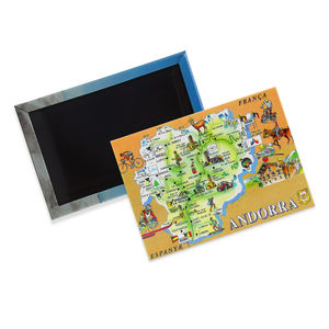 Imán de Nevera de <span class=keywords><strong>Andorra</strong></span>, Recuerdo, 80 x 53 mm, Suministros para Imanes, Impresión Personalizada, Adorno, Imán con Imagen para Neveras - Product Image 3