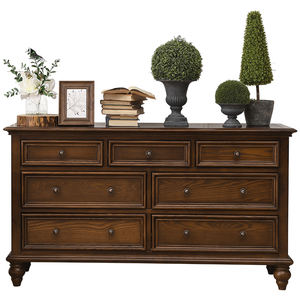 Armoire moderne vintage américaine à cinq tiroirs <span class=keywords><strong>en</strong></span> bois massif pour chambre à coucher Armoire à sept tiroirs pour le salon Rangement à neuf tiroirs - Product Image 1