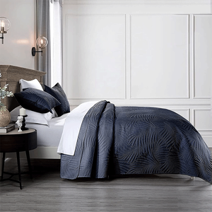 Home Textile 3 Pcs Ultrasonic <strong>Bedspread</strong> Lightweight Coverlet Bed Cover <strong>Sets</strong> <strong>Black</strong> Bedding <strong>Set</strong> - Product Image 2