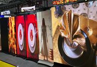 Yushuo P-P1.53 Afficheur numérique LED couleur pleine HD 1080P, luminosité 500-800 cd, utilisation intérieure, options de montage au sol/mural, 3840 Hz