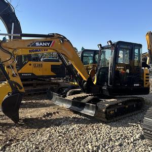 Miniexcavadora Sany 60C Usada de 6 Toneladas con Motor, Caja de Cambios, Engranajes y Rodamientos Originales, Bomba Hidráulica y Motor PLC - Product Image 2