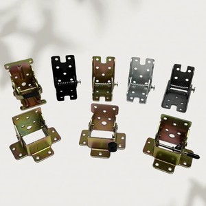 Folding Head Furniture Hinge Q235 Steel Surface Mount Durable Modern Design - Product Image 1