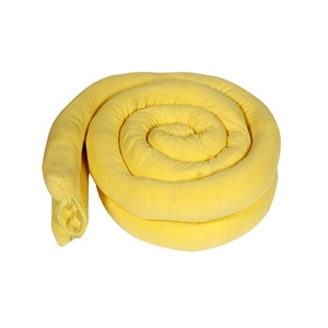 Barriera di Contenimento per Sversamenti di Olio Gialla, Calze Universali per Prevenzione Perdite di Materiali Pericolosi in Laboratorio - Product Image 1