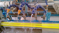 Ligne de production de barres PMMA avec contrôle PLC pour tige en plastique