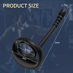 Vibrador <span class=keywords><strong>de</strong></span> anillo <span class=keywords><strong>de</strong></span> pene con Control remoto por aplicación, masajeador <span class=keywords><strong>de</strong></span> próstata masculino, retardante <span class=keywords><strong>de</strong></span> eyaculación, anillo para pene, tapón Anal, juguete sexual para hombres y adultos - Product Image 5