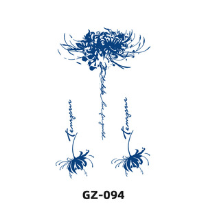 Tatouages semi-permanents Imperméables et durables 2 semaines Encre à base de plantes <span class=keywords><strong>Faux</strong></span> tatouages réalistes - Product Image 6