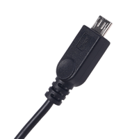 Kabel Pendek USB 20CM Mikro USB Host, Kabel OTG dengan Daya Ekstra
