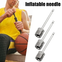 Aiguille de pompe à bille métallique résistante à l'usure, aiguille de gonflage universelle pour ballons de football, basketball, volley-ball, rugby, accessoire pour ballons de sport