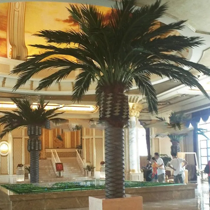 Искусственное кокосовое дерево, большие искусственные растения, большая Пальма с датой 80 Х100 см, искусственные уличные пальмы для украшения